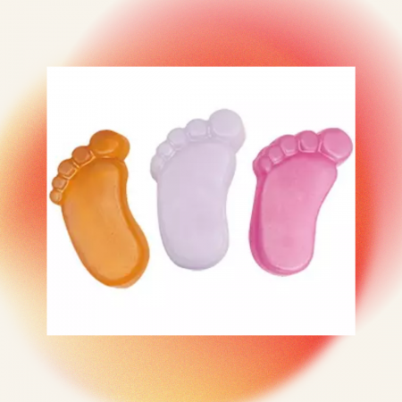 Savon en barre en PVC en forme de pied - Savon en barre en PVC en forme de pied OEM